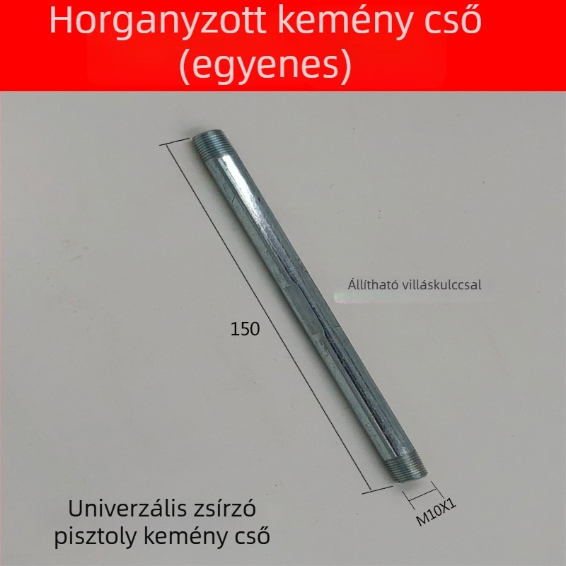 Kézi, elektromos és pneumatikus zsírzópisztoly kiegészítők, tartós hegyes és sík fúvóka, zsírzófej, magas nyomású tömlő, bőrből készült tál és merev cső