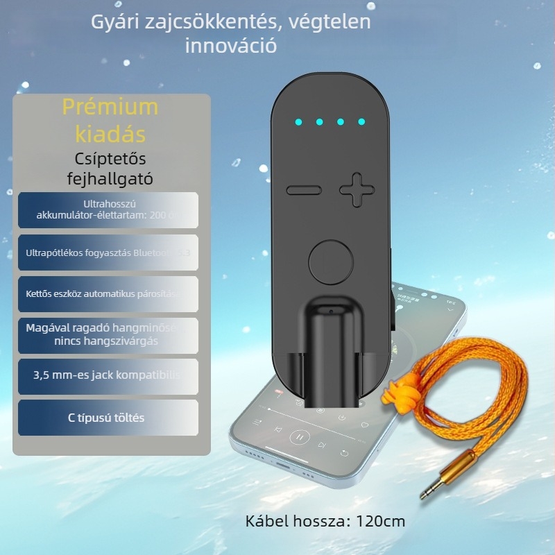 Vezetékes fülhallgató, erős mélybasszus, kamufláž dizájn, irodai használat, zajszűrés