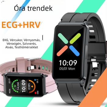 2024 új okosóra Bluetooth-kapcsolattal, pulzusmérés és alvásfigyelés, nem invazív vércukor- és oxigénmonitorozás