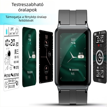2024 új okosóra Bluetooth-kapcsolattal, pulzusmérés és alvásfigyelés, nem invazív vércukor- és oxigénmonitorozás