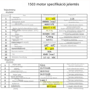 1503 Mikro Brushless motor drónhoz – modellrepülő motor DIY módosítás