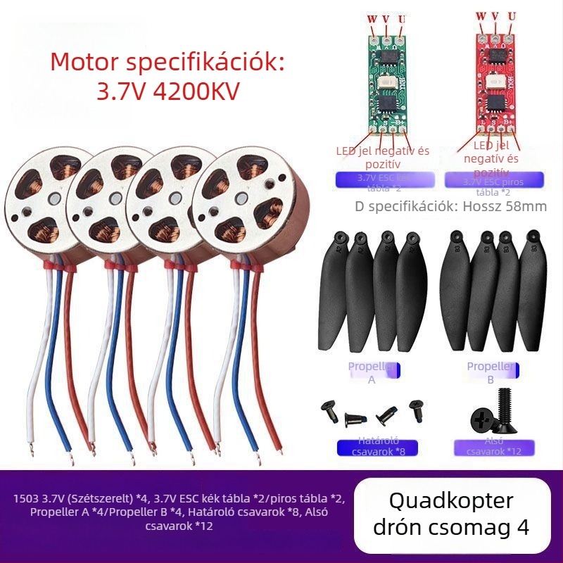1503 Mikro Brushless motor drónhoz – modellrepülő motor DIY módosítás