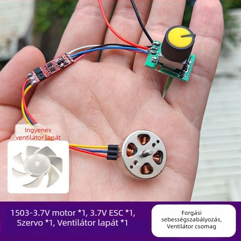 1503 Mikro Brushless motor drónhoz – modellrepülő motor DIY módosítás