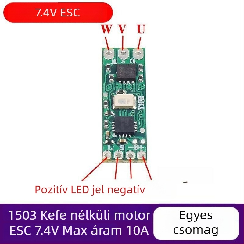 1503 Mikro Brushless motor drónhoz – modellrepülő motor DIY módosítás
