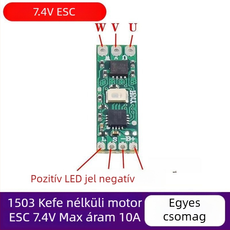 1503 Mikro Brushless motor drónhoz – modellrepülő motor DIY módosítás