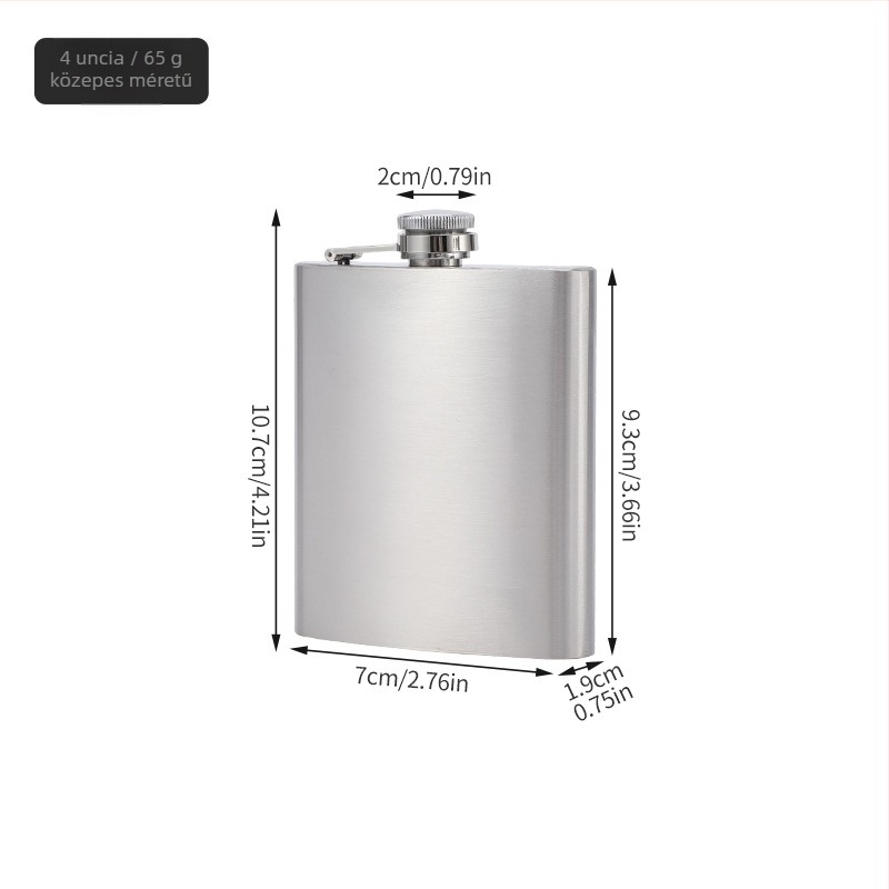 1–18 oz rozsdamentes acél flakon – hordozható mini borosüveg