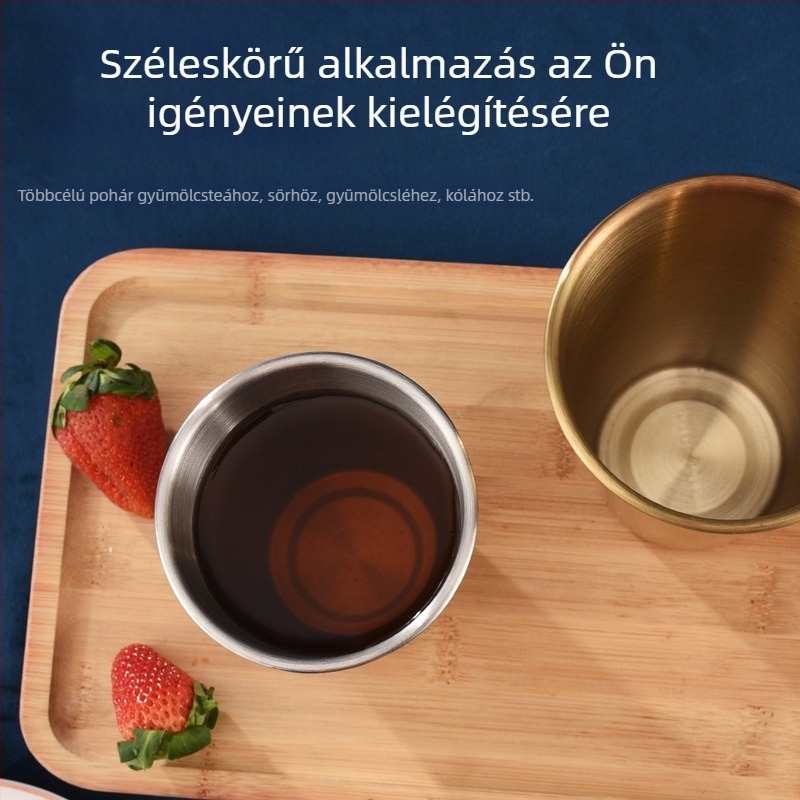 Kesler 304 rozsdamentes acél sörös pohár, Instagram-stílus, egyfalú kempinges pohár, 301–400 ml, egyszínű