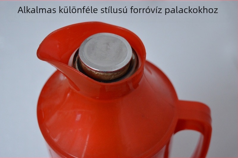 9V7T termosz fából készült dugóval, üvegből készült szigetelt palack, parafa dugó, háztartási 2 L