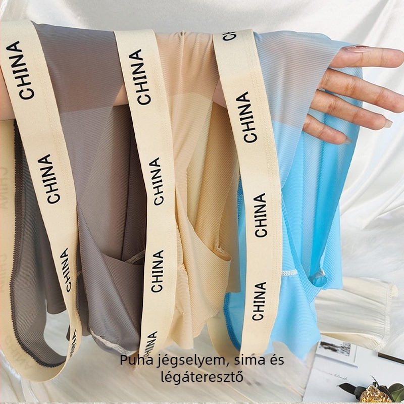 Férfi alsónemű Ice Silk – vékony, átlátszó, alacsony derék, lélegző, egyszínű, INS stílus