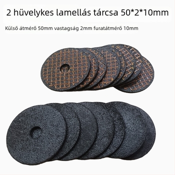 2 hüvelykes pneumatikus szögcsiszoló korongok – flap korong, polírozó korong, élsimítás és rozsda eltávolítás, Ø50 mm