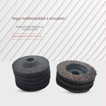 2 hüvelykes pneumatikus szögcsiszoló korongok – flap korong, polírozó korong, élsimítás és rozsda eltávolítás, Ø50 mm