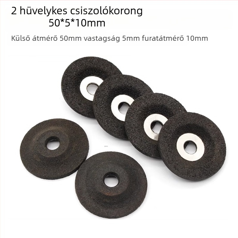 2 hüvelykes pneumatikus szögcsiszoló korongok – flap korong, polírozó korong, élsimítás és rozsda eltávolítás, Ø50 mm