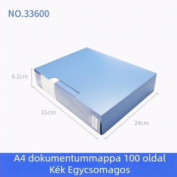 Deli 33600 sorozat, A4 méret, 100 oldalas többfunkciós mappa – oldalak és rajzok tárolására