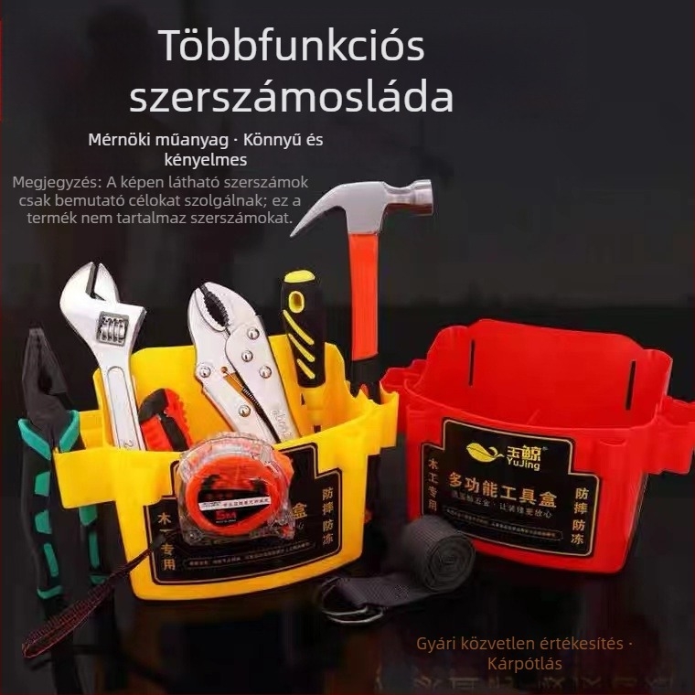 Fafaragó szegtáska övvel és tartós műanyag dobozzal