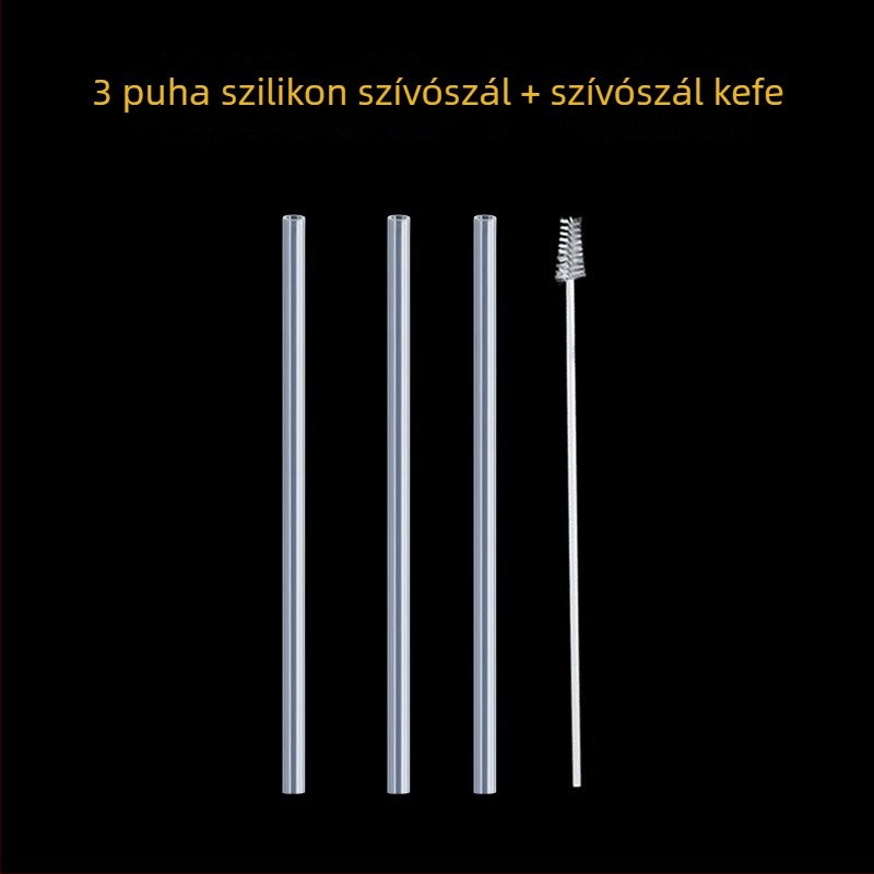 Univerzális termoszfedél szilikon tömítő dugóval – kiegészítő szívócsővel