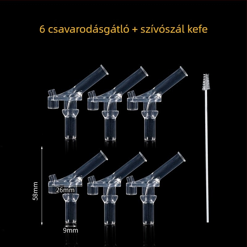 Univerzális termoszfedél szilikon tömítő dugóval – kiegészítő szívócsővel