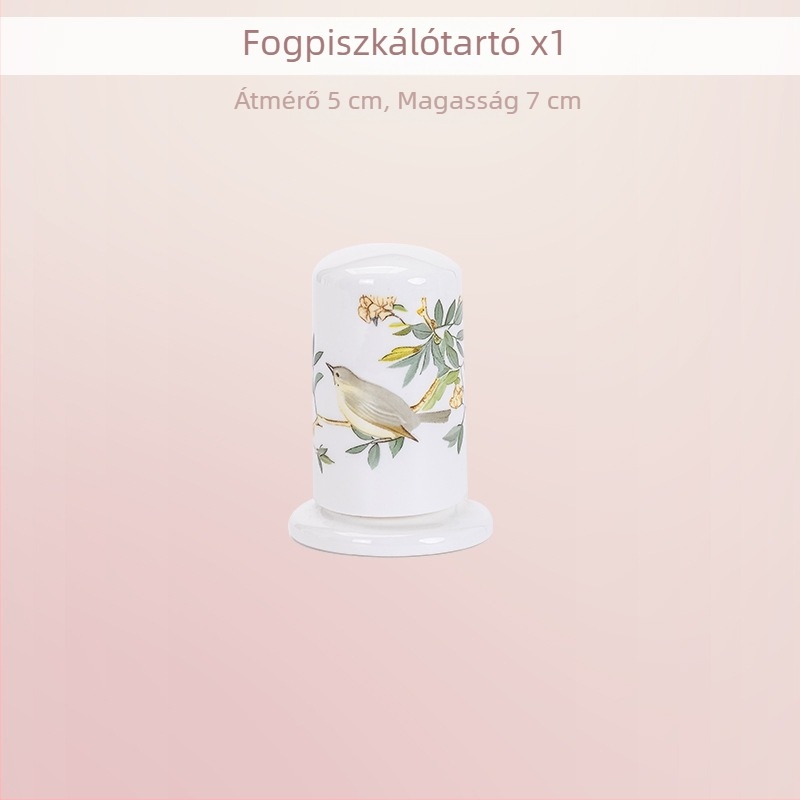 Csont porcelán étkészlet aláglazúros dekorral — tálak és tányérok modern kínai stílusban