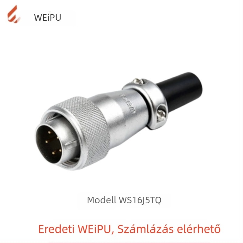Weipu WS16 repülőgépészeti csatlakozó és ipari kábelcsatlakozó, 2P–10P, PPS szigetelő