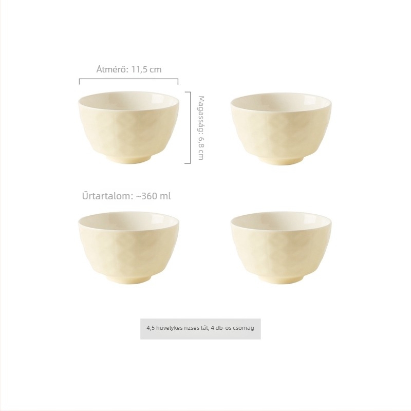 Krém színű mélytál porcelánból, aláglazúros színű kerámia