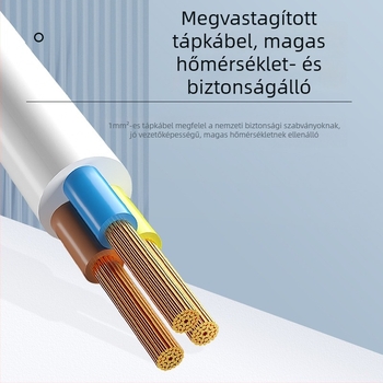 Többcélú konnektor panel hosszú zsinórral, otthoni és kollégiumi használatra