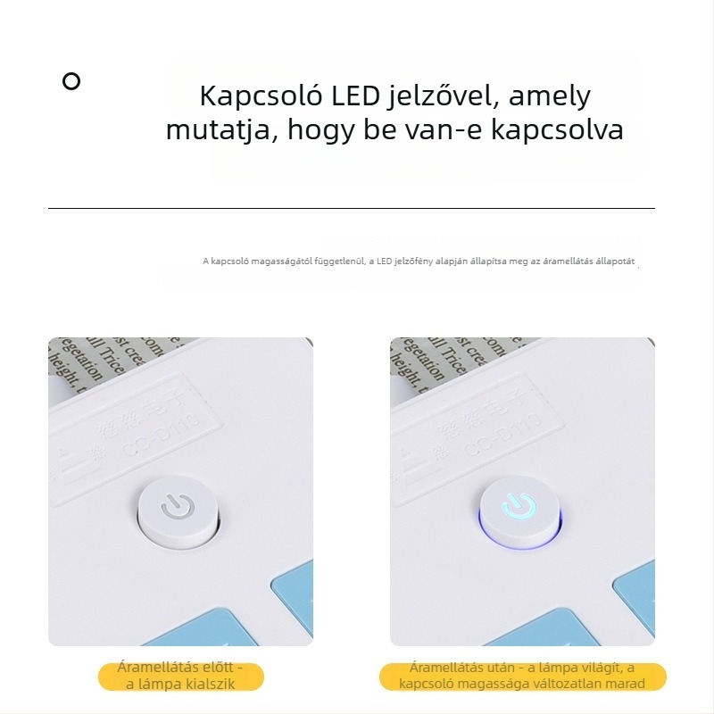 Többcélú konnektor panel hosszú zsinórral, otthoni és kollégiumi használatra