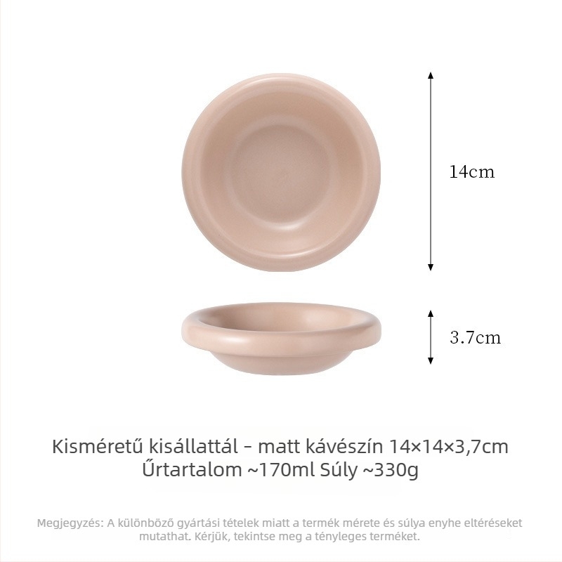 Kerámiás macska tál anti-tip kialakítással, etetésre és ivásra