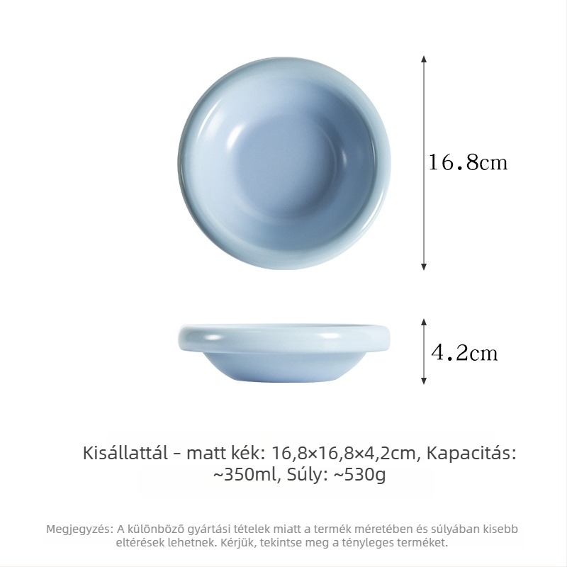 Kerámiás macska tál anti-tip kialakítással, etetésre és ivásra