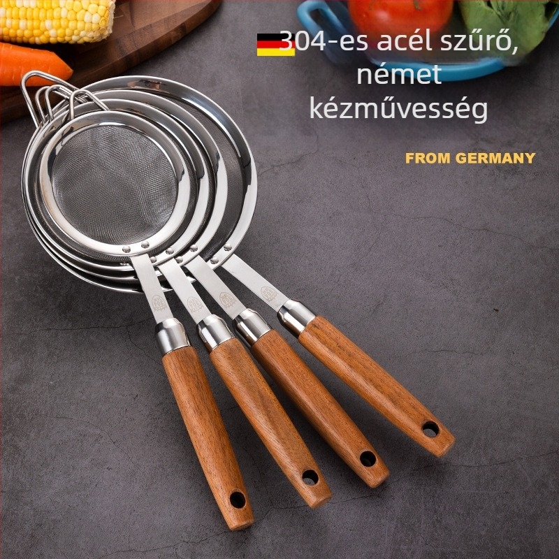 304 rozsdamentes acél szójaital szűrő, konyhai szit és forró fazék szita