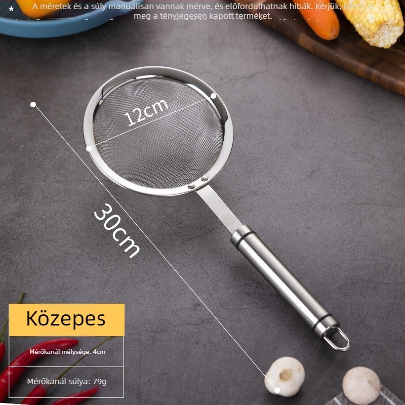 304 rozsdamentes acél szójaital szűrő, konyhai szit és forró fazék szita