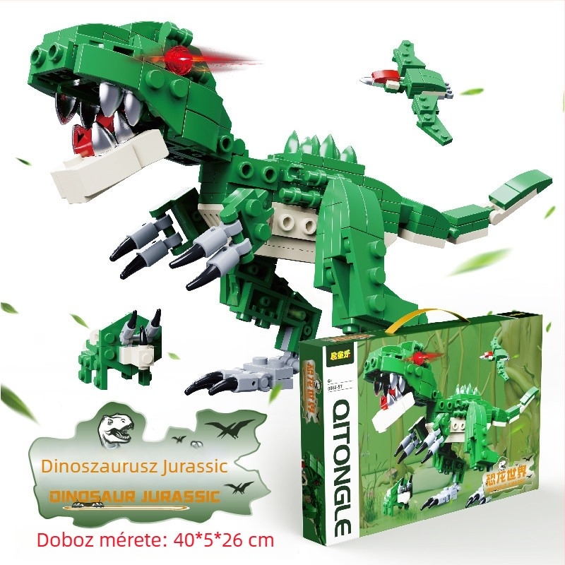 Lego-kompatibilis 8 az 1-ben kis építőkocka készlet fiúk számára, oktató játék, ajándék doboz