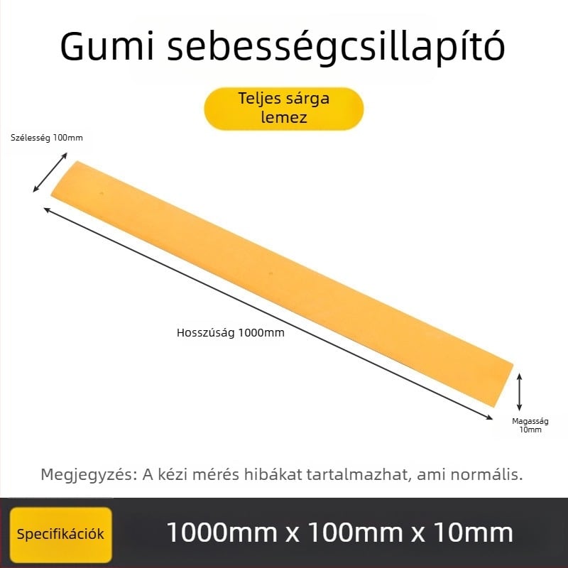 Kerékpár- és gyalogos sávhoz késleltető küszöb csúszásmentes felülettel