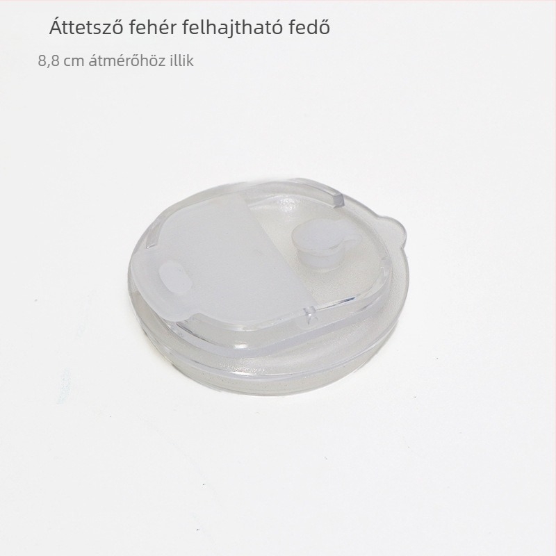 Silikon pohárfedél, por- és szivárgásmentes, kerek forma, háztartási és irodai poharakhoz