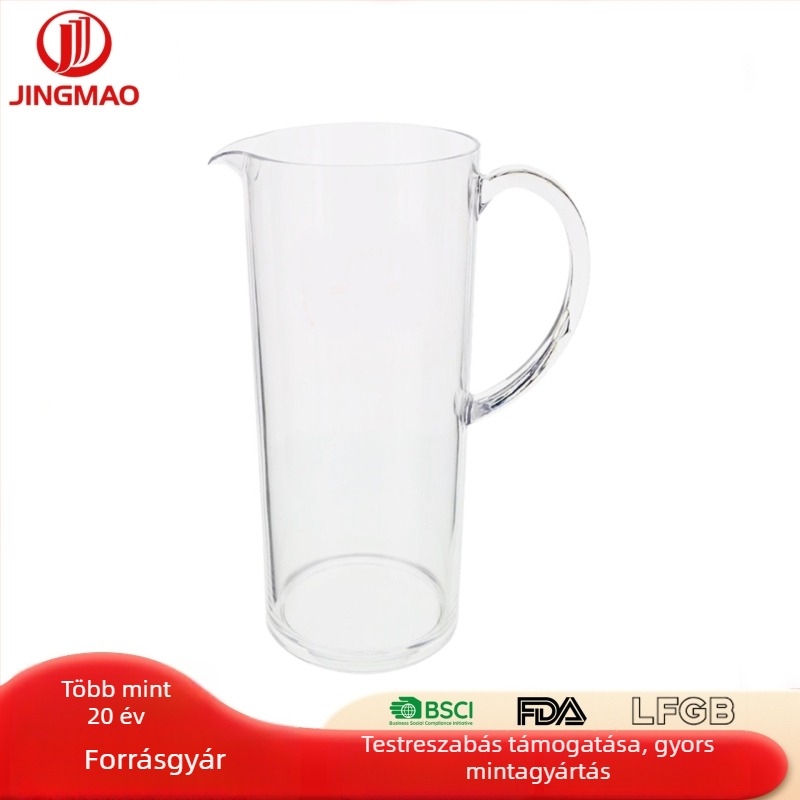 Személyre szabott PS/PC sörös kanna, nagy kapacitású, 1,0 L, fogantyúval