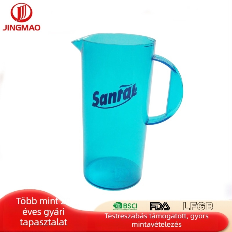 Személyre szabott PS/PC sörös kanna, nagy kapacitású, 1,0 L, fogantyúval