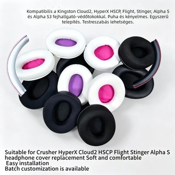 Kingston fejhallgató fülpárnák Cloud Storm, Hurricane 2, Hurricane 3, Stinger Alpha S és Sky Arrow