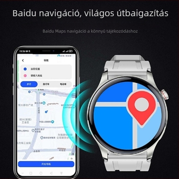 Többfunkciós okosóra vércukorszint, vérnyomás és pulzus mérésével, infravörös távirányítóval, NFC hozzáféréssel és fizetéssel, alvásfigyeléssel