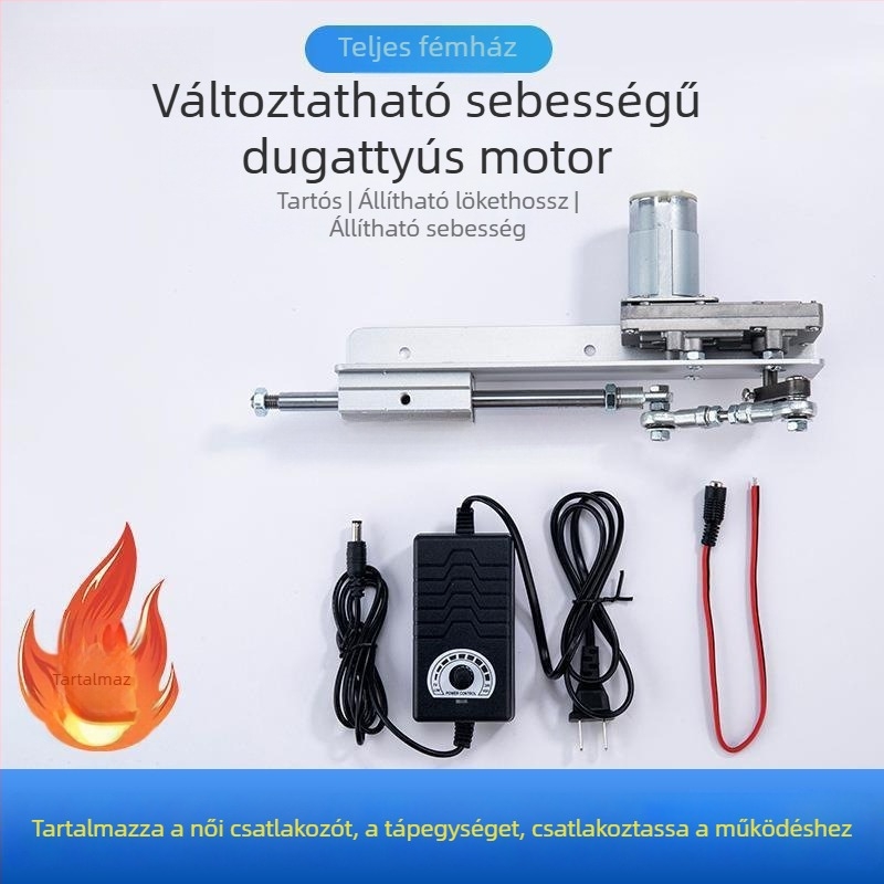 Lineáris ismétlődő toló-húzó rúd, teleszkópos motor és karos csatlakozás