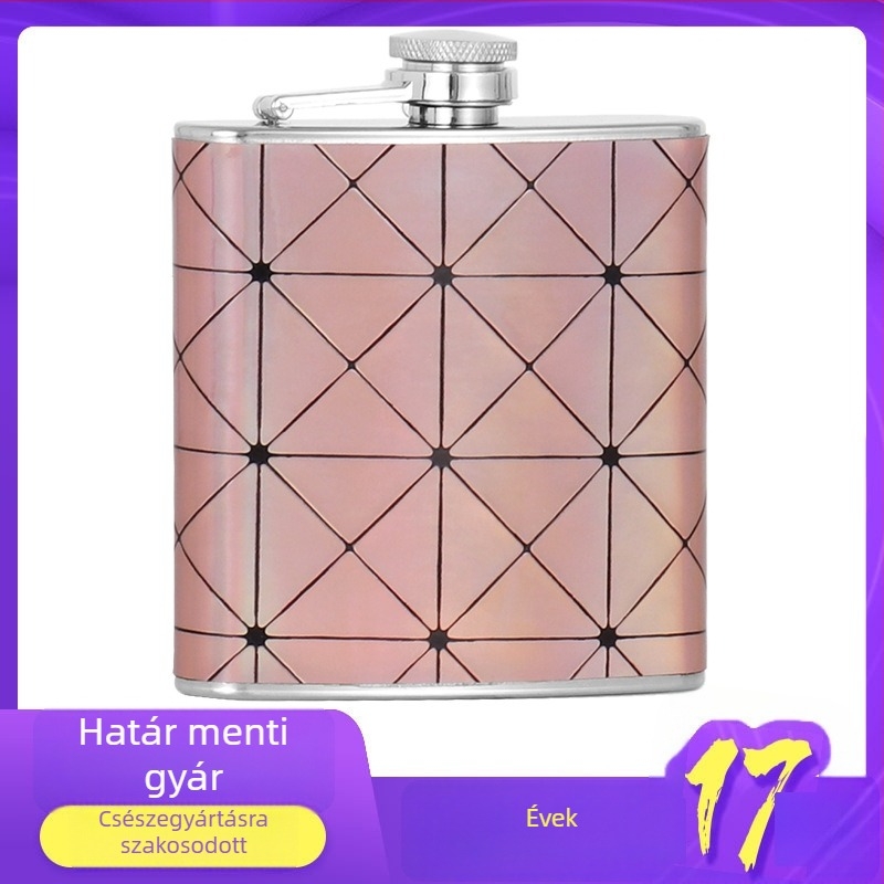 Egyszerű és stílusos rozsdamentes acél borosüveg, egyfalú kialakítással, matt felülettel, kültéri használatra, retro dizájn