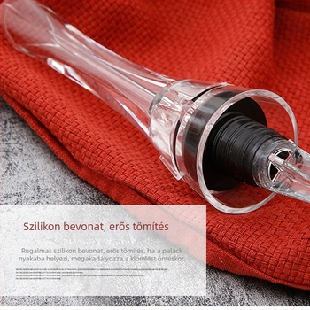 Bor dekantáló sascsőrrel, gyors levegőztető, fehér, 301–400 ml, ajándékdoboz