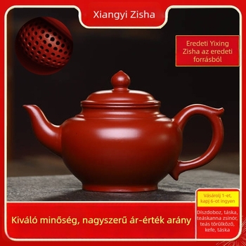 Laughing Cherry Yixing purpur agyag teáskanna, mesterien kézzel készített teás eszköz mindennapi használatra