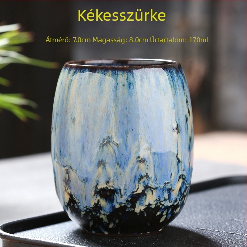 Kerámia teáscsésze háztartási használatra, kóstoló teás pohár, Jian ware stílusú