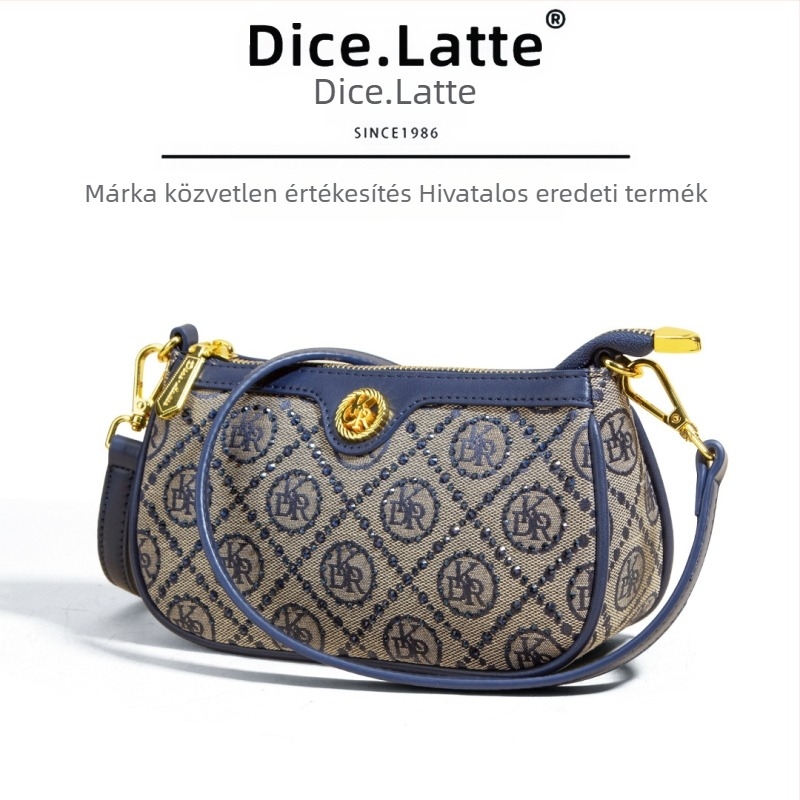 Alkaron viselhető táska kockás mintával, egy váll- és crossbody pánttal, kézben is tartható, kagyló alakú PU táska mindennapi használatra