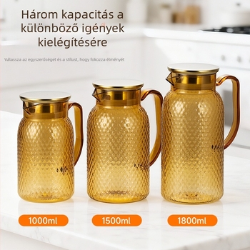 Kereskedelmi műanyag hidegvíz kancsó, PC-akril, hőálló, éttermek és bárok számára, gyümölcslevek és italok tartálya