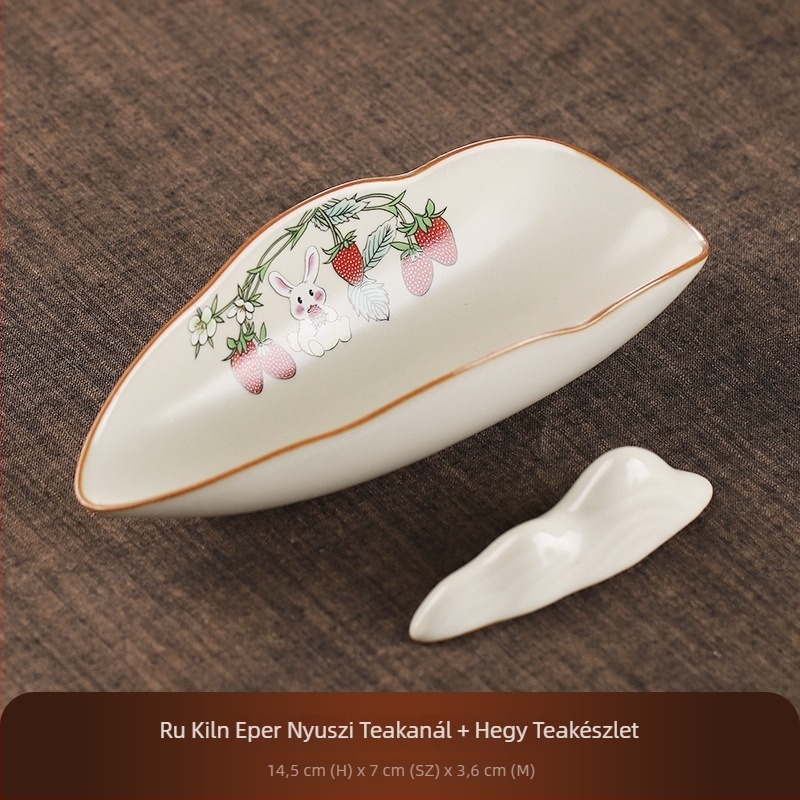 Kerámiás tea ceremónia készlet teás eszközökkel