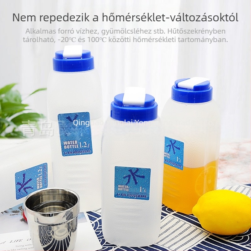Koreai stílusú hidegvíz-kancsó, műanyagból, nagy kapacitású palack italokhoz otthoni és üzleti használatra