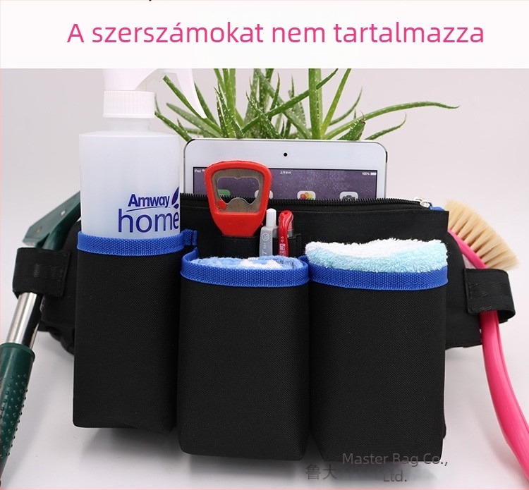 Vastagított vízálló tisztítási övtáska szállodai szolgáltatáshoz, bárhoz, KTV-hez és cateringhez