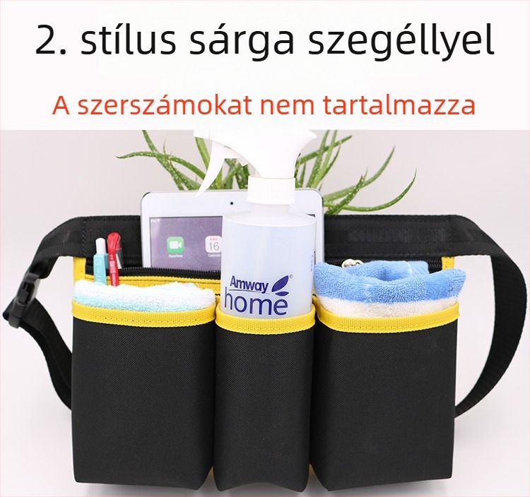 Vastagított vízálló tisztítási övtáska szállodai szolgáltatáshoz, bárhoz, KTV-hez és cateringhez