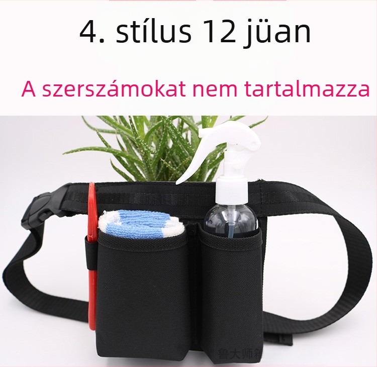 Vastagított vízálló tisztítási övtáska szállodai szolgáltatáshoz, bárhoz, KTV-hez és cateringhez