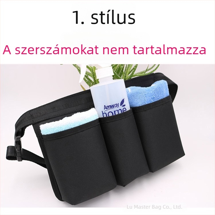 Vastagított vízálló tisztítási övtáska szállodai szolgáltatáshoz, bárhoz, KTV-hez és cateringhez