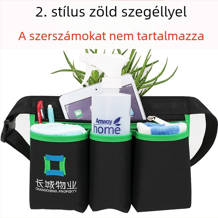 Vastagított vízálló tisztítási övtáska szállodai szolgáltatáshoz, bárhoz, KTV-hez és cateringhez